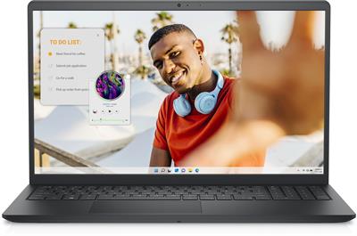 Dell Inspiron 3515 Laptop AMD Ryzen 7-7730U, 16GB DDR4, 1TB SSD, AMD Radeon Graphics, 15.6" FHD, Windows 11 Home, Carbon Black