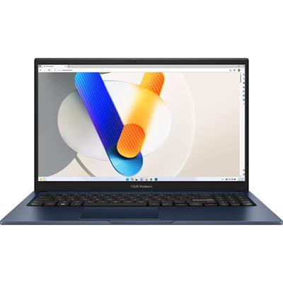 Asus Vivobook 15 X1504VA-NJ816 Laptop 13th Gen Core i3-1315U, 4GB DDR4, 512GB SSD, 15.6" FHD 60Hz, DOS, Quiet Blue