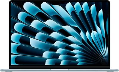 Apple Macbook Air 15 MC7A4 Apple M4 Chip 10-core CPU, 10-core GPU, 16GB Ram, 256GB SSD, 15.3 inch Liquid Retina display, mac OS, Sky Blue