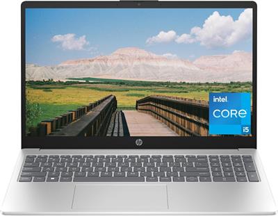 HP 15-FD0361TU Laptop 13th Gen Core i5-1334U, 8GB DDR4, 512GB SSD, Intel Iris Xe Graphics, 15.6" FHD, Windows 11 Home, Natural Silver