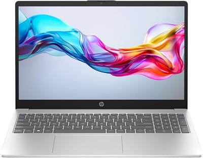 HP 15-FD0499NIA Laptop 13th Gen Core i5-1334U, 8GB DDR4, 512GB SSD, Intel Iris Xe Graphics, 15.6" FHD, DOS, Silver