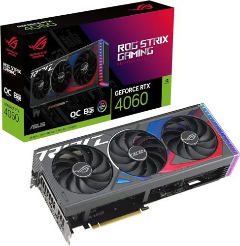 ASUS ROG Strix GeForce RTX 4060 8GB OC Edition Gaming Graphic Card