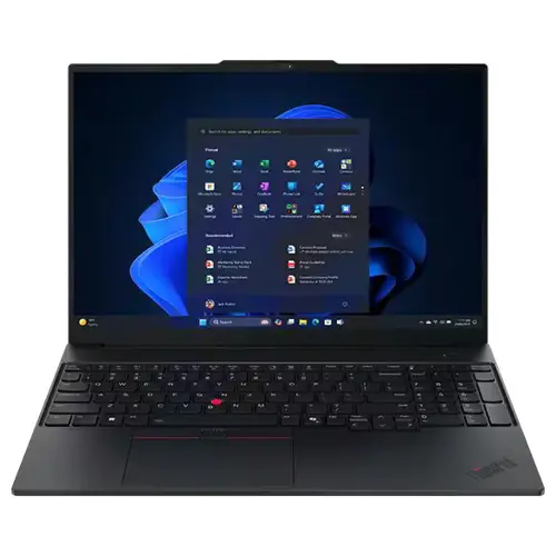 Lenovo Thinkpad E16 Gen 3 Intel Core Ultra 5 225U, 8GB DDR5, 512GB SSD, Intel Integrated Graphics, 16" WUXGA IPS, Backlit Keyboard, DOS, Black, Bag Included