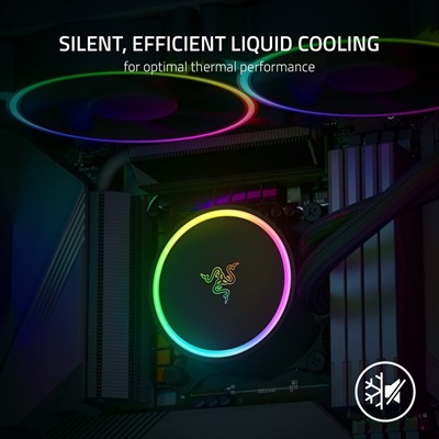 Razer Hanbo Chroma RGB All-In-One Liquid Cooler (aRGB Pump Cap