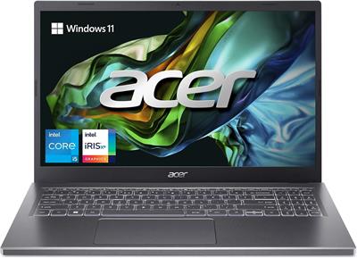 Acer Aspire 5 A515-58M-50ER 13th Gen Core i5-1335U, 8GB LPDDR5, 512GB SSD, Intel Iris Xe Graphics, 15.6" FHD, Backlit Keyboard, Windows 11 Home, 1 Year Local Warranty