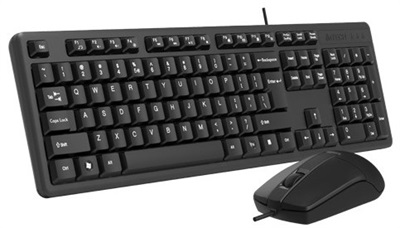 A4tech KK-3330S Wired Keyboard & Silent Click Mouse