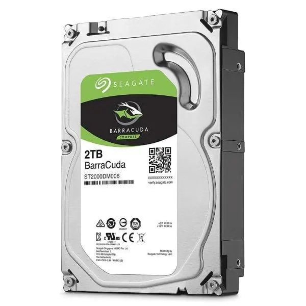 Seagate Barracuda 2TB 3.5″ SATA III Desktop Internal Hard Drive