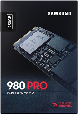 Samsung 980 Pro 250GB NVMe M.2 SSD