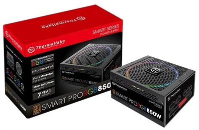 Thermaltake Smart Pro RGB 850W 80 Plus Bronze Fully Modular Power Supply