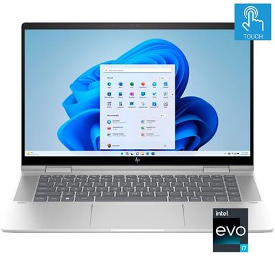HP Envy X360 2 in 1 15-FE0053DX 13th Gen Core i7-1355U, 16GB LPDDR5, 512GB SSD, Intel Iris Xe Graphics, 15.6" FHD IPS Touch Screen, Backlit Keyboard,  Windows 11 Home
