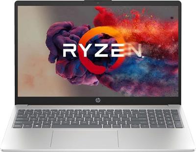 HP 15-FC0298AU Laptop AMD Ryzen 5-7430U, 8GB DDR4, 512GB SSD, AMD Radeon Graphics, Backlit Keyboard, 15.6" FHD, Windows 11 Home, Natural Silver