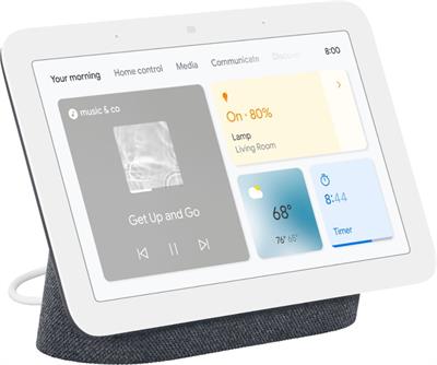 Google Nest Hub (2nd Gen) - 7” Smart Display with Google Assistant Charcoal/Chalk