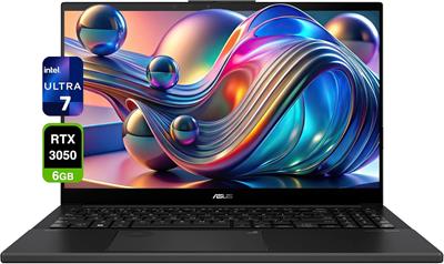 Asus Vivobook Pro 15 OLED Q533MJ-U73050 Intel Core Ultra 7-155H, 16GB DDR5, 1TB SSD, NVIDIA RTX 3050 6GB Graphics, 15.6" FHD 60Hz OLED, Windows 11 Home, Earl Grey