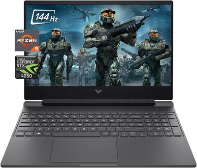 HP Victus 15-FB2082WM Gaming Laptop AMD Ryzen 5-8645HS, 8GB DDR5, 512GB SSD, NVIDIA RTX 4050 6GB Graphics, 15.6" FHD IPS 144Hz, Windows 11 Home