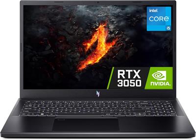 Acer Nitro V 15 ANV15-51-50FA Gaming Laptop 13th Gen Core i5-13420H, 16GB DDR5, 512GB SSD, NVIDIA RTX 3050 6GB Graphics, 15.6" FHD IPS 165Hz, Windows 11 Home, Black