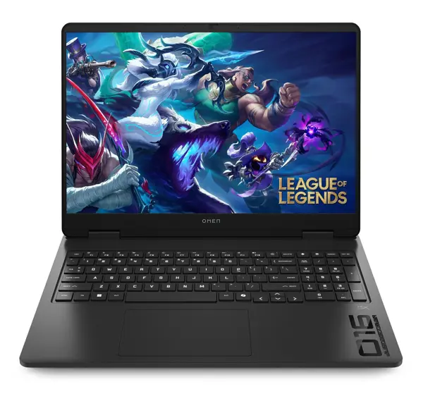 HP Omen Slim 16-AN0027WM Gaming Laptop Intel Core Ultra 5-225H, 16GB DDR5, 1TB SSD, NVIDIA RTX 5050 8GB Graphics, 16" 2K IPS LED 165Hz, Windows 11 Home, Shadow Black