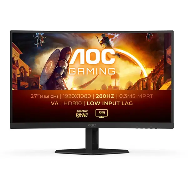 AOC C27G4ZE 27" Curved 280 Hz Gaming Monitor