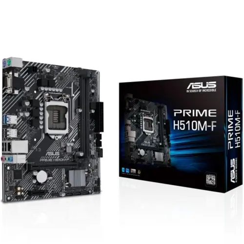 ASUS PRIME H510M-F, LGA 1200, DDR4, Micro-ATX Motherboard