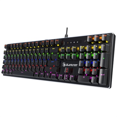 A4tech Bloody B760 Neon Optical-Mechanical Full Light Strike Gaming Keyboard (Green Switch)