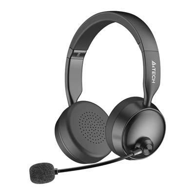 A4tech Fstyler BH230 Wireless Headset - Bluetooth 5.3 - Noise-Cancelling Mic. - Playtime 55H - USB C Charging