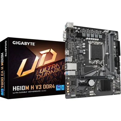 GIGABYTE Intel H610M H V3 DDR4 Micro ATX Motherboard