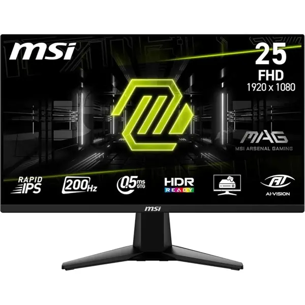 MSI MAG 255F E20 24.5″ Full HD 200Hz Rapid-IPS Gaming Monitor