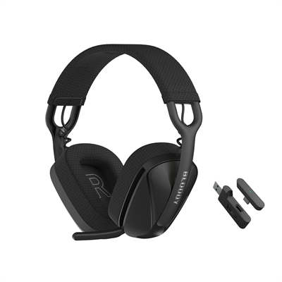 A4Tech Bloody GR280 Wireless & Wired Gaming Headset -  2.4G Wireless + Bluetooth V5.3 - 3.5mm Wired Audio - Noise Canceling Omni-Directional Mic. - Type-C Receiver & USB Adaptor