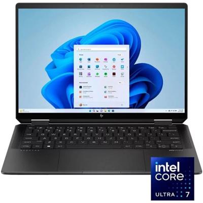 HP Spectre X360 14-EU0059TU Intel Core Ultra 7-155H, 16GB DDR5, 512GB SSD, Intel Arc Graphics, 14" 2.8K OLED Touch Screen, Windows 11 Home, Nightfall Black