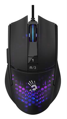 A4tech Bloody L65 Max Light Weight 12,000 CPI Honeycomb Shell RGB Gaming Mouse