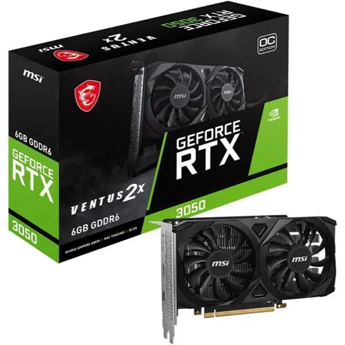 MSI GeForce RTX 3050 VENTUS 2X 6G OC Graphics Card