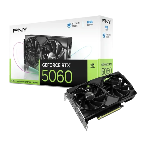PNY GeForce RTX 5060 Stealth 8GB GDDR7 Graphics Card