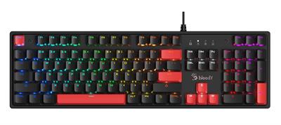 A4tech Bloody S510R Mechanical Switch RGB Gaming Keyboard Fire Black (Red Switch)