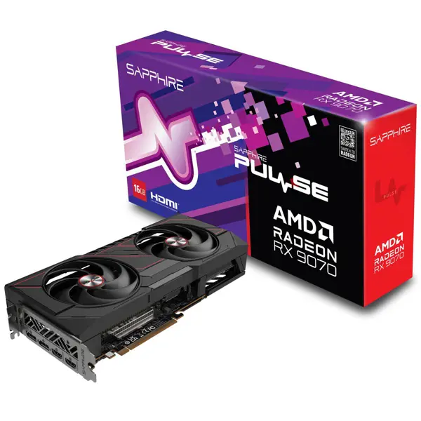 Sapphire Pulse AMD Radeon RX 9070 16GB Graphics Card
