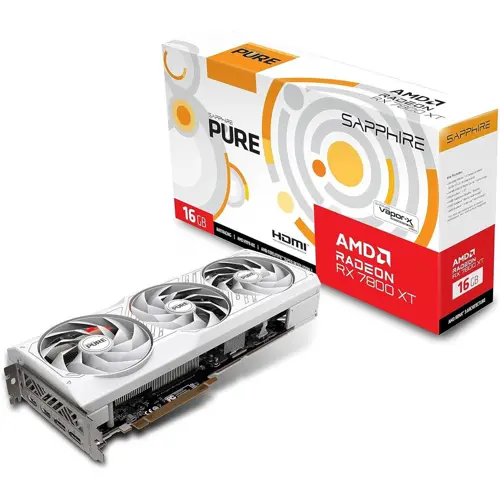 Sapphire PURE Radeon RX 7800 XT 16GB GDDR6 Graphic Card 