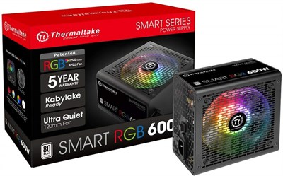 Thermaltake Smart RGB 600W Power Supply