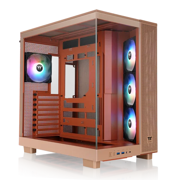 Thermaltake View 380 TG ARGB Mid Tower Chassis Brown Box
