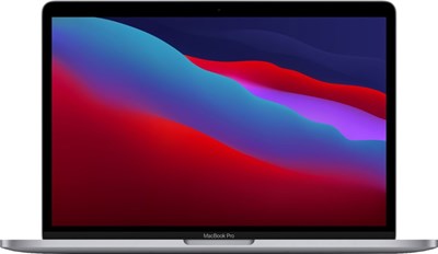 Apple MacBook Pro MYD82 Apple M1 Chip 8GB, 256GB SSD, 13.3" IPS Retina With True Tone Backlit Magic Keyboard & Touch ID & Force Touch Trackpad, mac OS, Space Grey, 2020