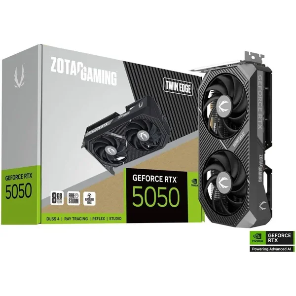 ZOTAC GeForce RTX 5050 Twin Edge 8GB GDDR7 Graphics Card