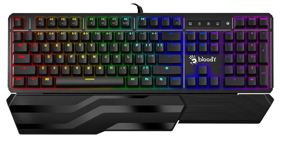 A4tech Bloody B975 RGB Optical-Mechanical LK Libra Gaming Keyboard (Orange or Brown Switch)