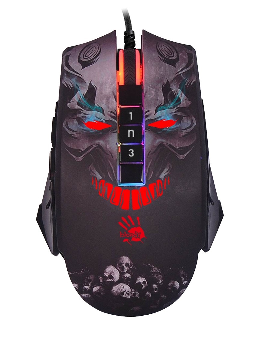 A4tech Bloody P85S 8,000 CPI Light Strike RGB Animation Gaming Mouse