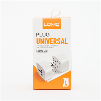 LDNIO Z4 Universal Plug 6A Max (ABS V0) Travel Adapter 