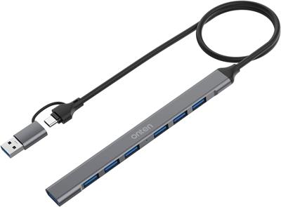 Onten (UCA9702) 7 Port  USB A and USB C data Hub 