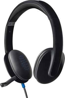  Logitech H540 USB Computer Headset with Noise Canceling Mic