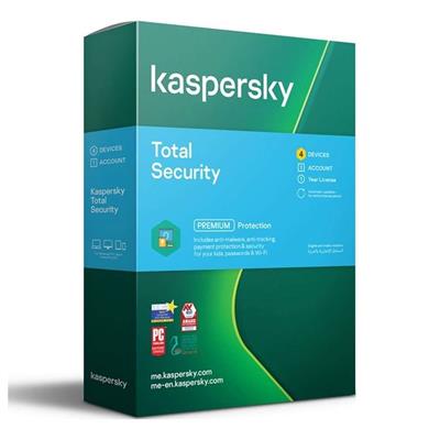 Kaspersky Total Security 2023 4 Devices / 1 Year