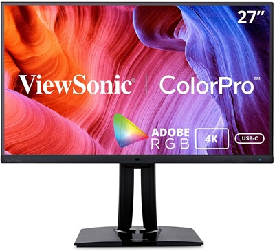 ViewSonic VP2785- 27-inch 4k 100% Adobe RGB Professional Monitor
