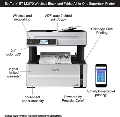 Epson EcoTank M3170 Printer Price in Pakistan