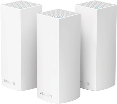 Linksys Velop Tri-Band Intelligent Mesh™ WiFi 5 System 3-Pack -WHW0303