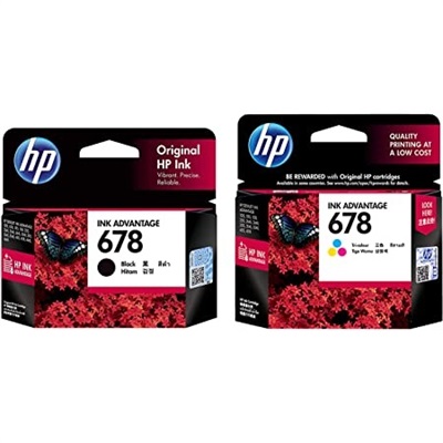 HP Ink Cartridge 678 Set