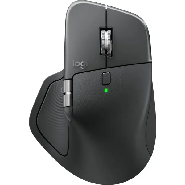 Logitech MX Master 4 - Graphite, Ergonomic Wireless Mouse with Advanced Performance Haptic Feedback, Ultra-Fast Scrolling, USB-C Charging, Bluetooth, Windows, MacOS 