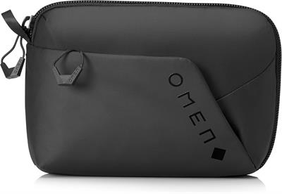 HP Omen Transceptor Pouch For Pc Accessories, Organizer Pockets, Waterproof And Robust Material, Omen Logo, Black